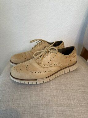 Men’s Cole Haan Zero Grand Remastered Wingtip Oxford Tan